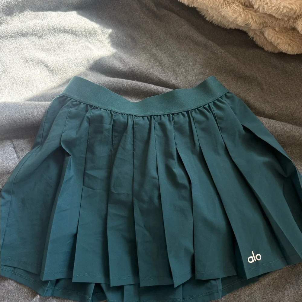 ALO Yoga Women's Deep Teal Skater Skirt